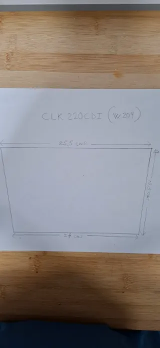 Radio Mercedes CLK 220 CDI W209 (2007)