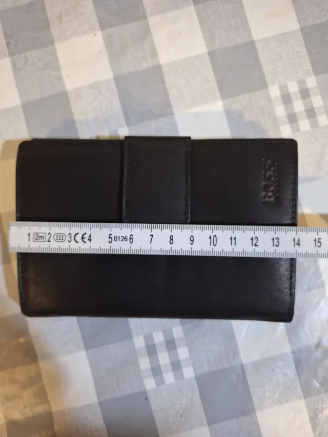 Cartera BOSS Negra Cuero