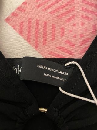 Mono largo Bershka negro halter