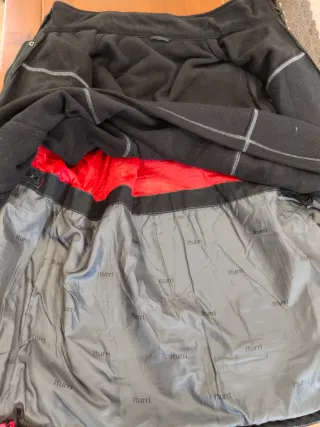 Chaqueta reflectante polar negra