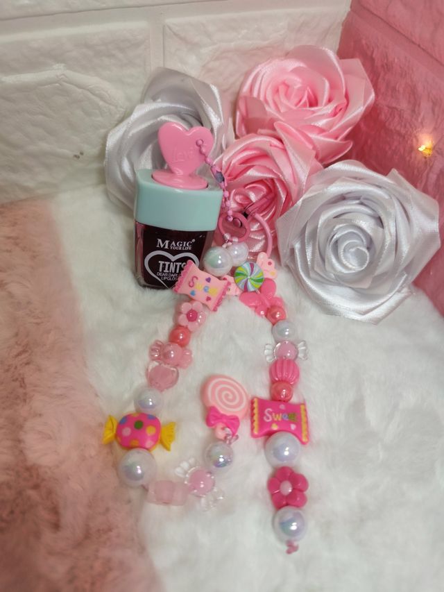 Llavero personalizado con abalorios