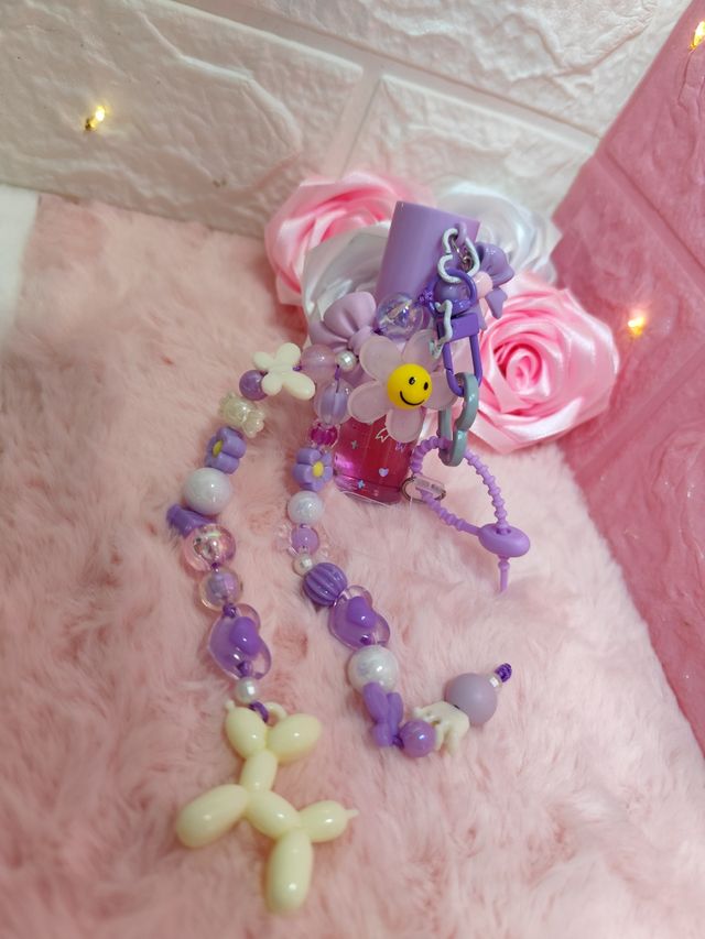 Llavero personalizado con abalorios