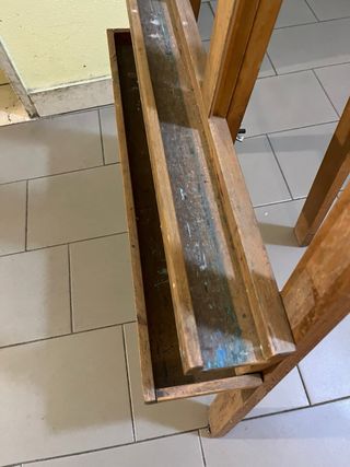 Cavalletto per pittore in legno