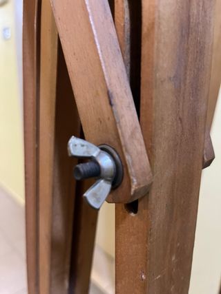 Cavalletto per pittore in legno