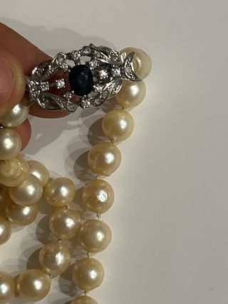 Collar Perlas Años 50