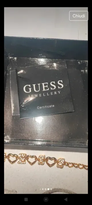 Bracciale Guess Cuore e Lettere