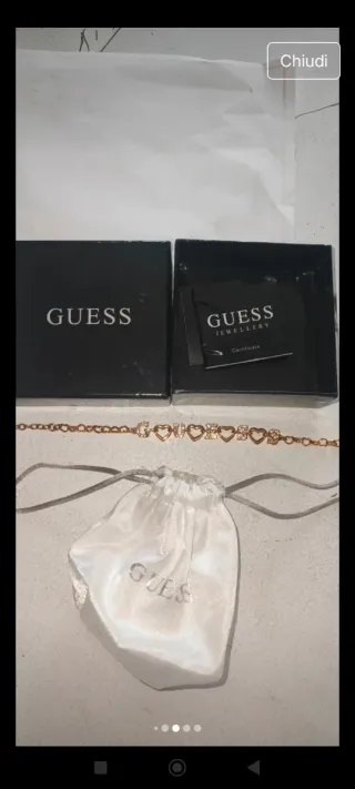 Bracciale Guess Cuore e Lettere