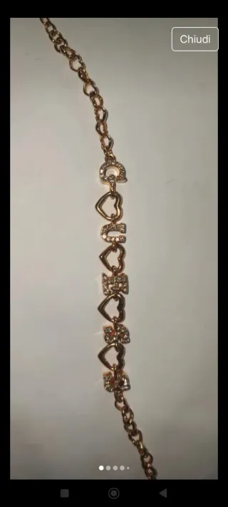 Bracciale Guess Cuore e Lettere