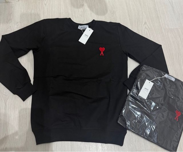 Sudadera Ami Paris Negra