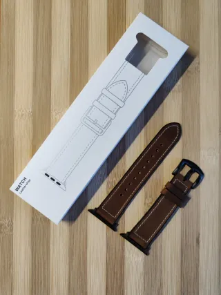 Cinturino silicone-pelle per Apple watch ultra 3