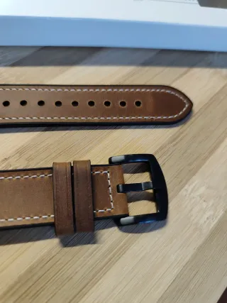 Cinturino silicone-pelle per Apple watch ultra 3