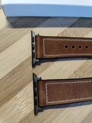 Cinturino silicone-pelle per Apple watch ultra 3