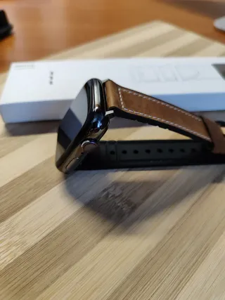 Cinturino silicone-pelle per Apple watch ultra 3