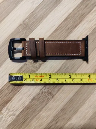 Cinturino silicone-pelle per Apple watch ultra 3