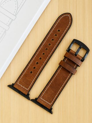 Cinturino silicone-pelle per Apple watch ultra 3-2