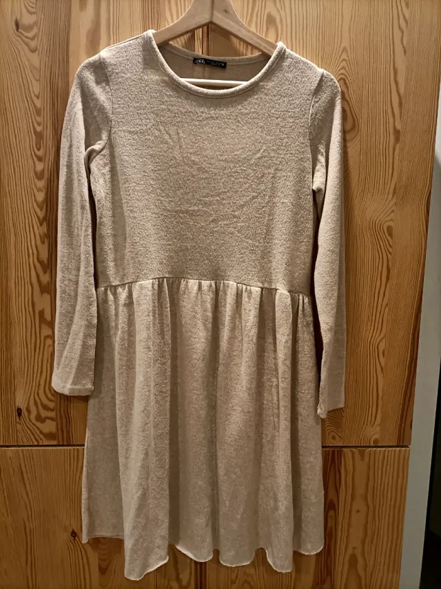 Lote 2 vestidos Zara beige/marrón