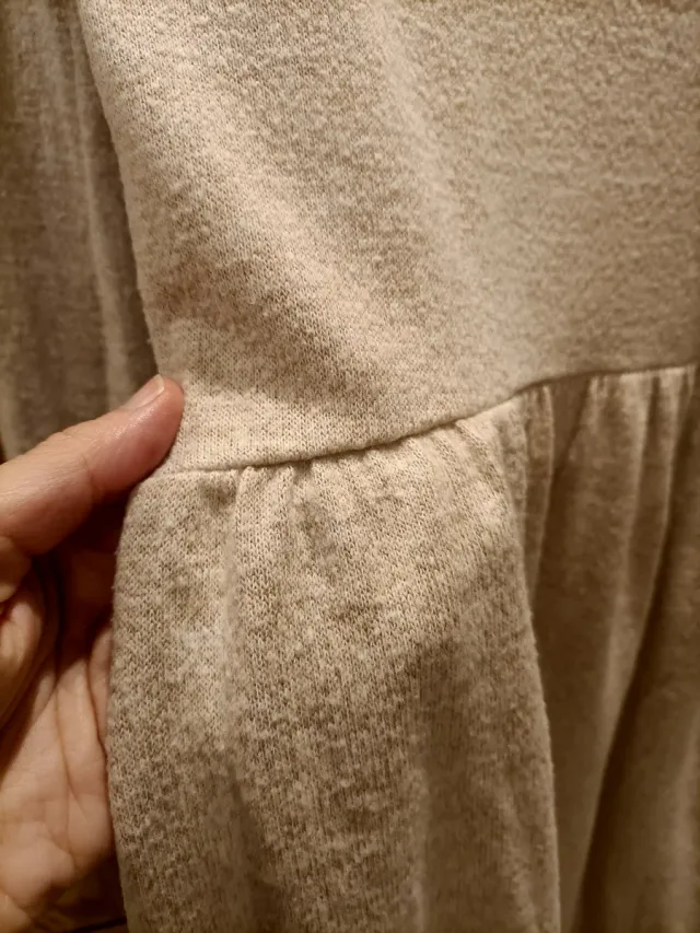Lote 2 vestidos Zara beige/marrón