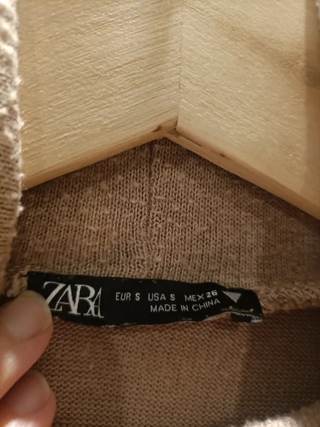Lote 2 vestidos Zara beige/marrón