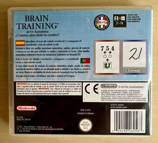 Brain Training Nintendo DS Dr. Kawashima