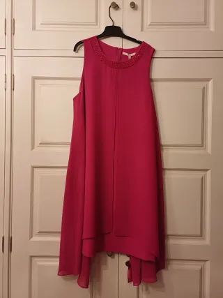 Vestido de fiesta rosa mujer