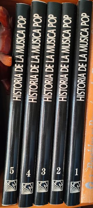 HISTORIA DE LA MÚSICA POP (5 tomos y 41 Cds)