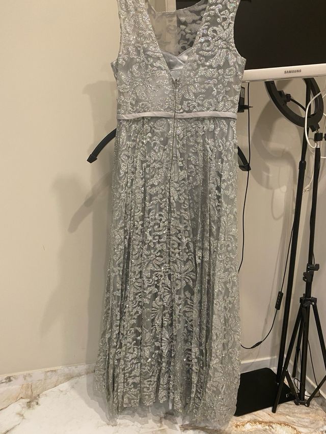 Vestito da cerimonia argento