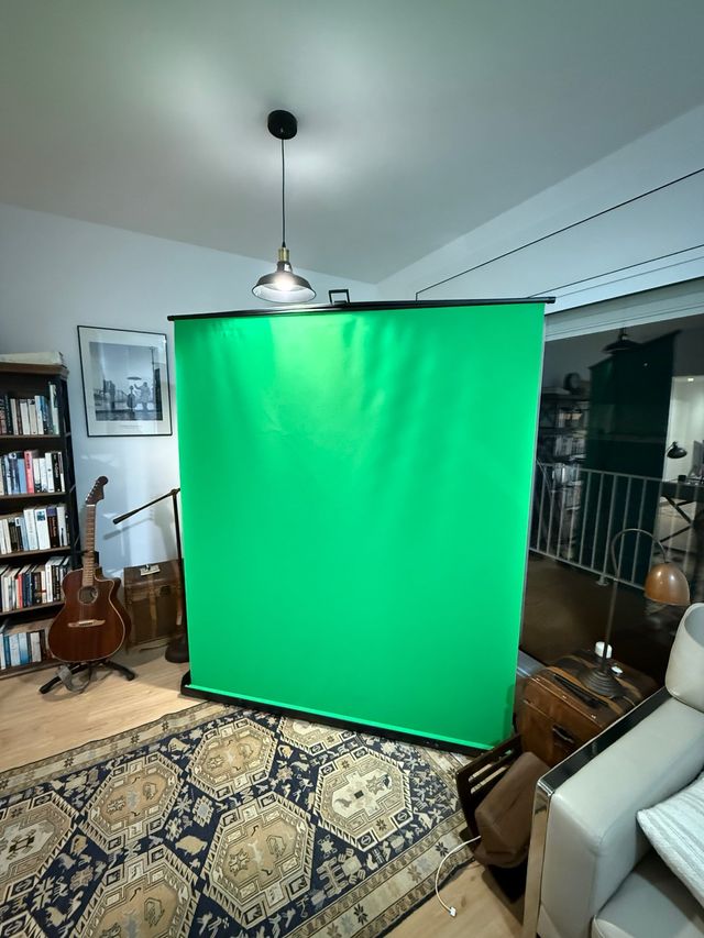 Pantalla Verde Plegable Estudio 160x 220 cm