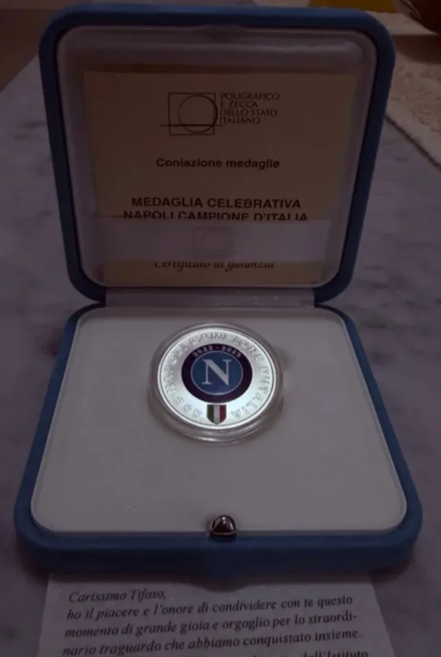 Medaglia Napoli Campione d'Italia 2022-2023