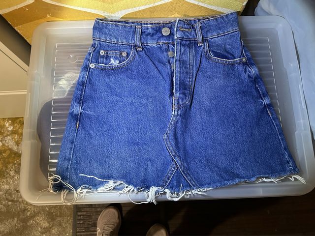 Falda vaquera Bershka