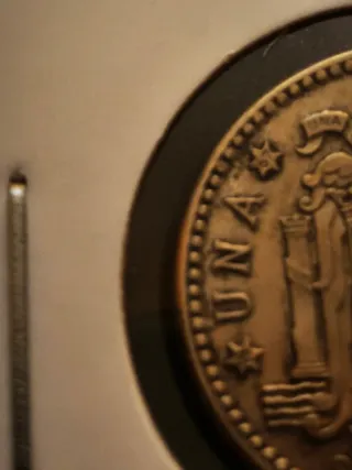 Moneda 1 Peseta España Escudo