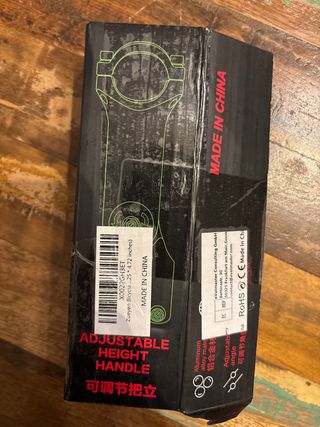 Attacco manubrio bici regolabile