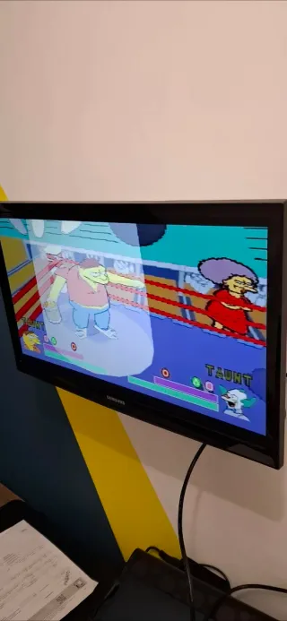 The Simpsons Wrestling PS1 solo Cd affare