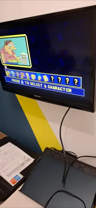 The Simpsons Wrestling PS1 solo Cd affare