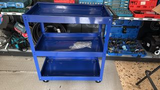 Carrello attrezzi 3 ripiani blu