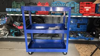 Carrello attrezzi 3 ripiani blu