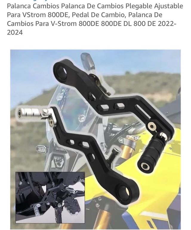 Palanca Cambios V-Strom 800DE Ajustable