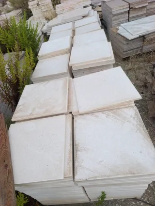 Baldosas Caliza Blanca 40x40cm