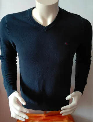 Jersey Tommy Hilfiger Algodón Compacto Azul Talla