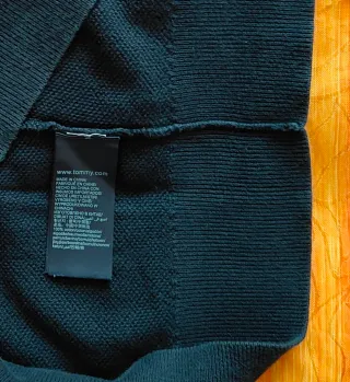 Jersey Tommy Hilfiger Algodón Compacto Azul Talla