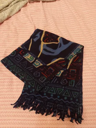 Sciarpa invernale fantasia geometrica