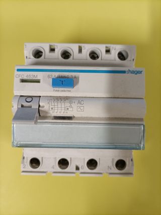 Interruptor Diferencial HAGER 63A 4P 300mA AC