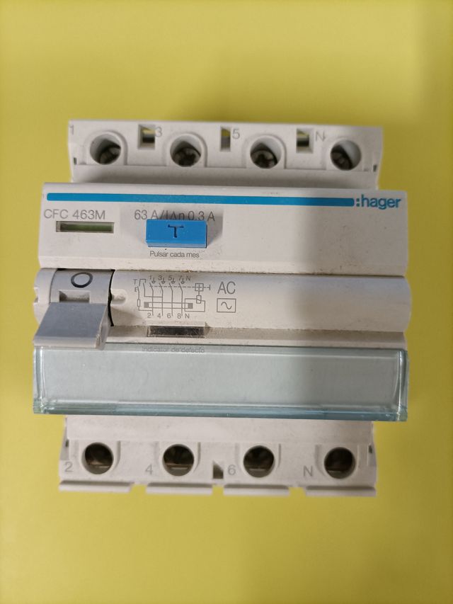 Interruptor Diferencial HAGER 63A 4P 300mA AC