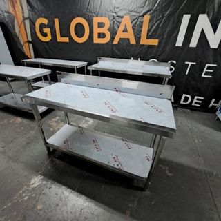 Mesa de trabajo acero inoxidable mural