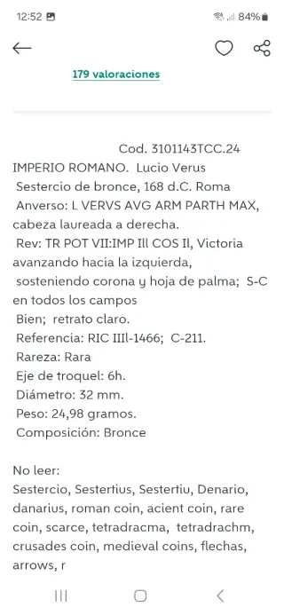 Sestercio de Augusto