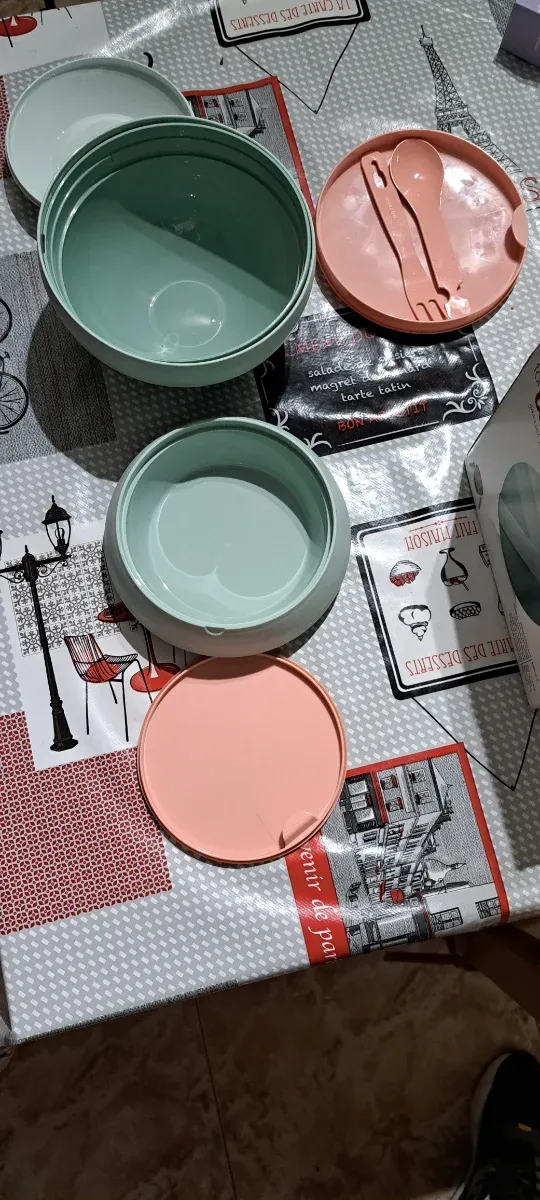 Contenedor redondo para llevar comida