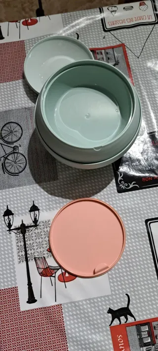 Contenedor redondo para llevar comida