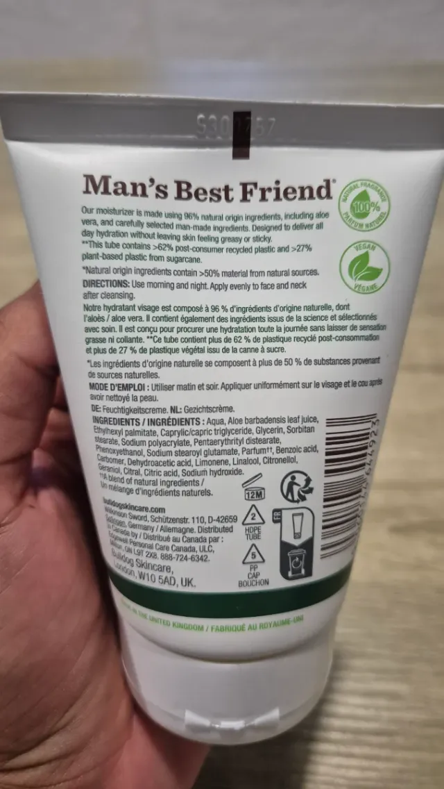 Crema Hidratante Bulldog Original 100ml