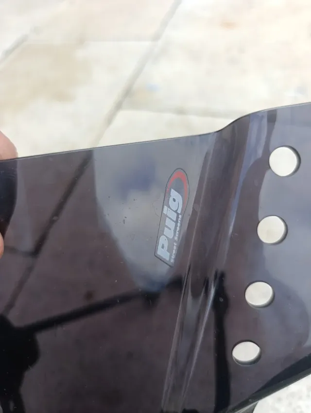 Cúpula Parabrisas Moto Universal Oscura