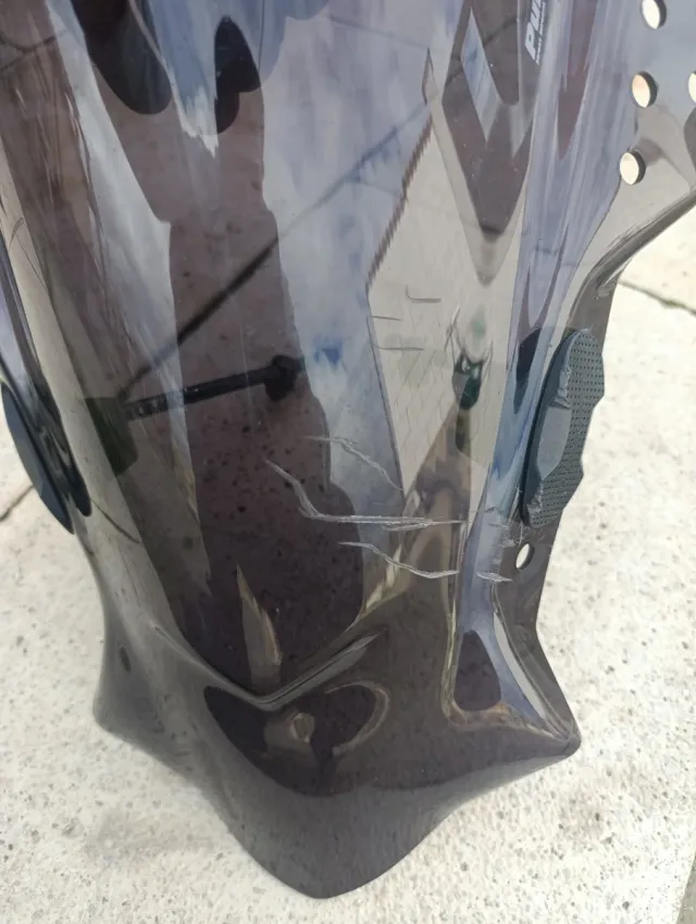 Cúpula Parabrisas Moto Universal Oscura