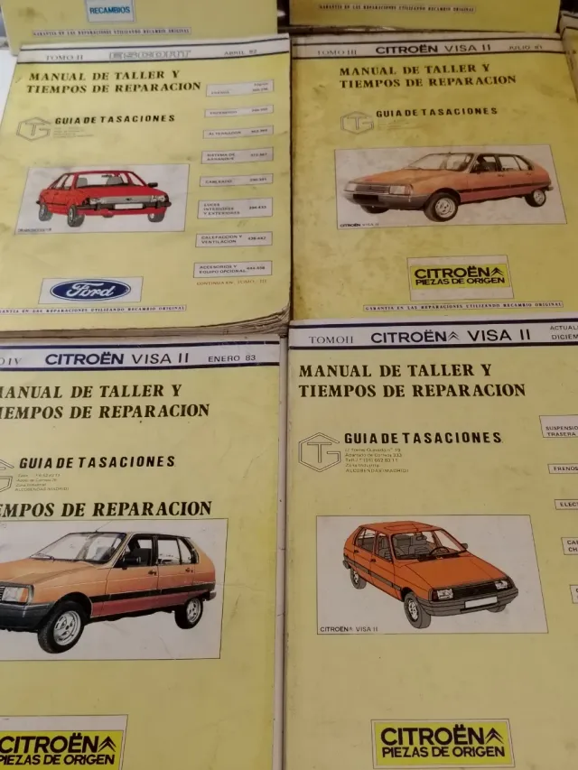 9 Manuales de Taller Coches